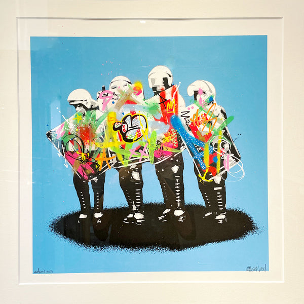 MARTIN WHATSON / Hand FInished LOVE COPS (BLUE)