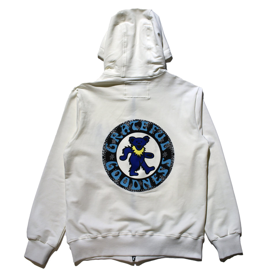 Load image into Gallery viewer, GRATEFUL DEAD x roarguns HOODIE B / WHITE