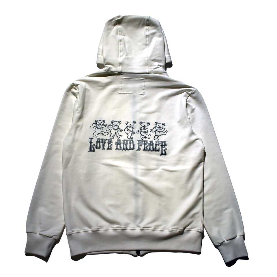 Load image into Gallery viewer, GRATEFUL DEAD x roarguns HOODIE A / WHITE
